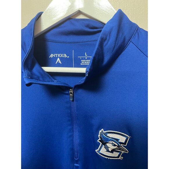 Antigua Creighton Bluejays 1/4 zip Pullover ‎ - Size L - Picture 2 of 3